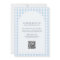 Blue Gingham We Can Bearly Wait All in One 