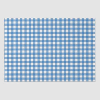 Blue Gingham Wrapping Paper