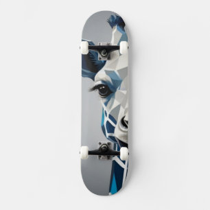 Blue Giraffe Skateboard