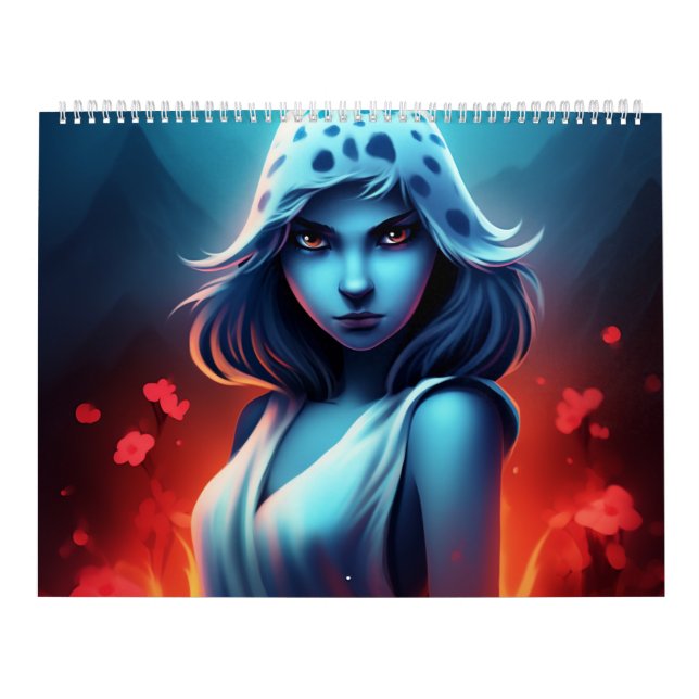 Blue Girl Calendar (Cover)
