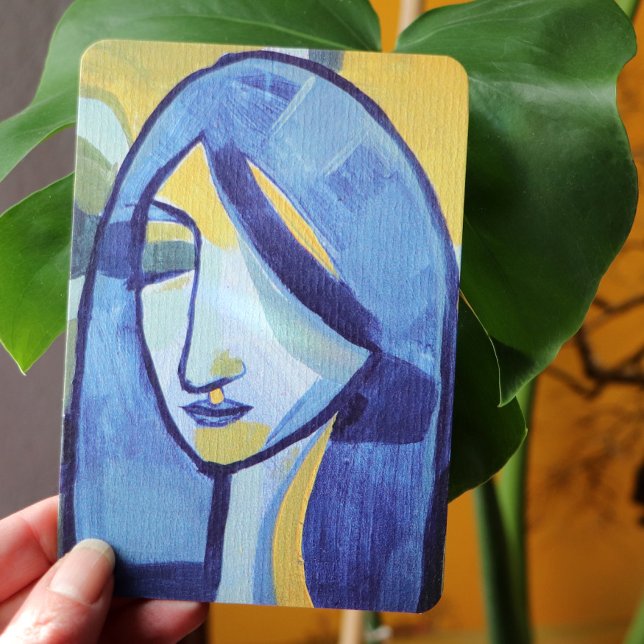Blue Girl                                          Thank You Card (Creator Uploaded)