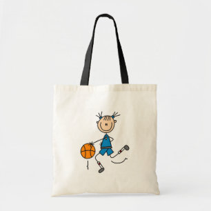 Blue Girls Basketball Tshirts and Gifts Tote Bag