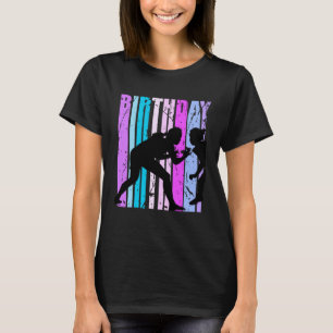 Blue Girls Wrestling Wrestler Womens Grandaughter T-Shirt