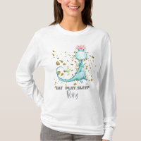 *~* Blue Girly Dragon Dinosaur Glitter Flowers