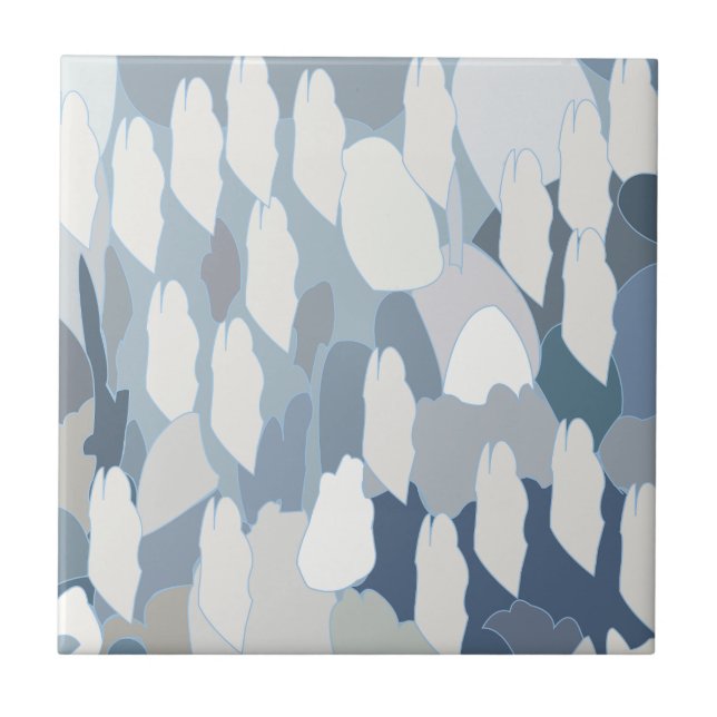 Blue Glacier Ice  Tile (Front)