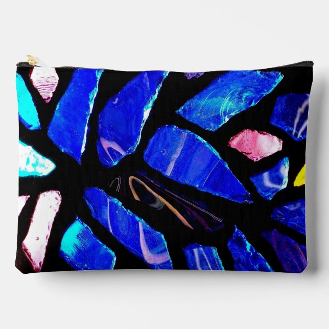 'Blue Glass' Accessory Bag (Front)