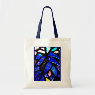 'Blue Glass' Budget Canvas Tote Bag
