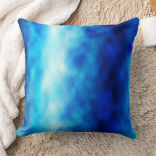 Blue Glass Cushion