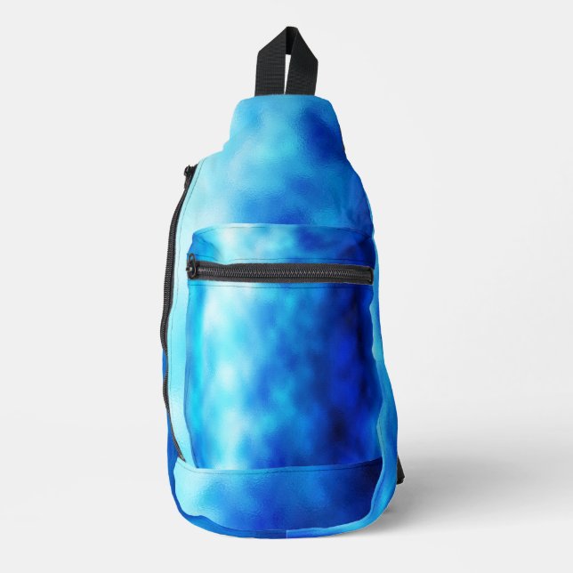 Blue Glass Sling Bag (Front)