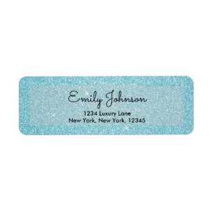 Blue Glitter and Sparkle