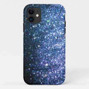Blue Glitter Bling Cover iPhone 5 Case