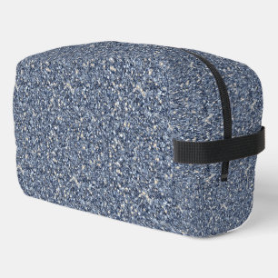 Blue Glitter Dopp Kit
