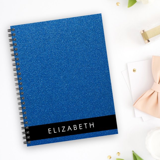 Blue Glitter, Glitter Background, Your Name Planner (Creator Uploaded)