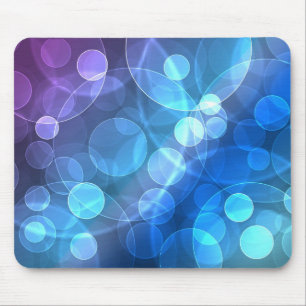 blue glitter mouse pad