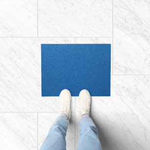 Blue Glitter, Sparkle, Glitter Background Doormat