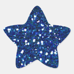 Blue Glitters Sticker