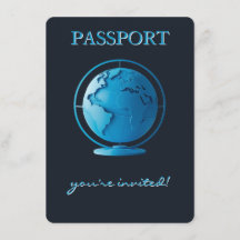 Blue Globe Passport Travel Diaper Raffle