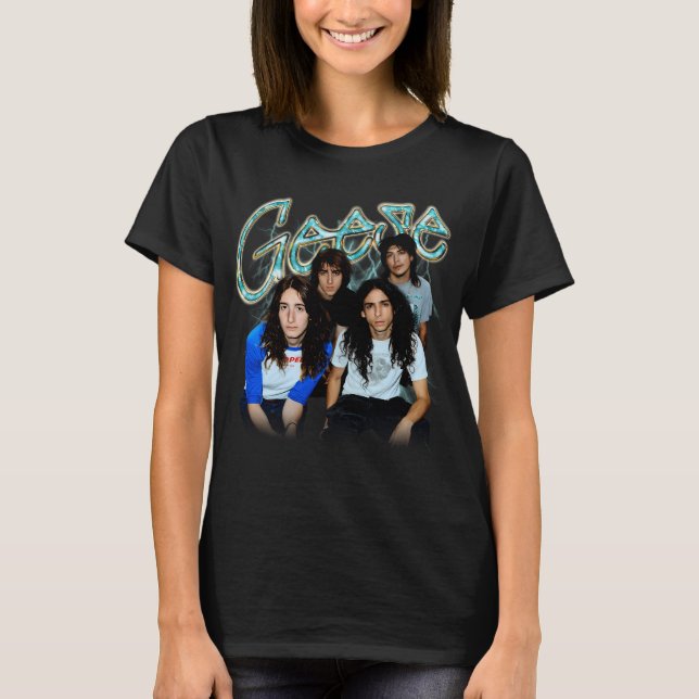Blue Glow Indie Band T-Shirt (Front)