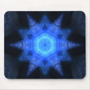 Blue Glow Mouse Pad