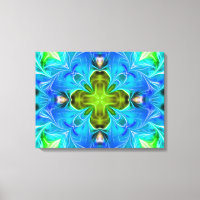 Blue Glowing Abstract