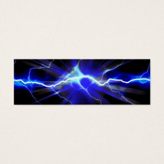 Blue glowing lightning or electricity