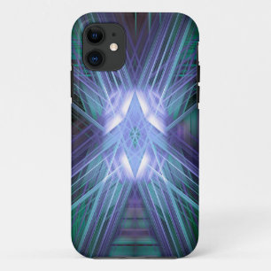Blue glowing star Case-Mate iPhone case