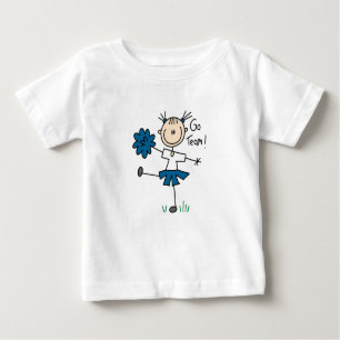 Blue Go Team Cheerleader T-shirts and Gifts