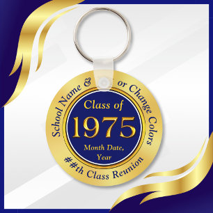 Blue Gold, Class of 1975, 50th Class Reunion Favou Key Ring