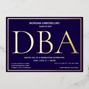Blue Gold DBA Graduation