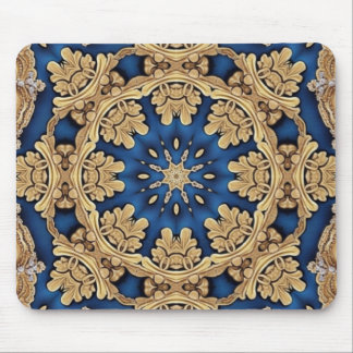 Blue Gold Decorative Mousepad
