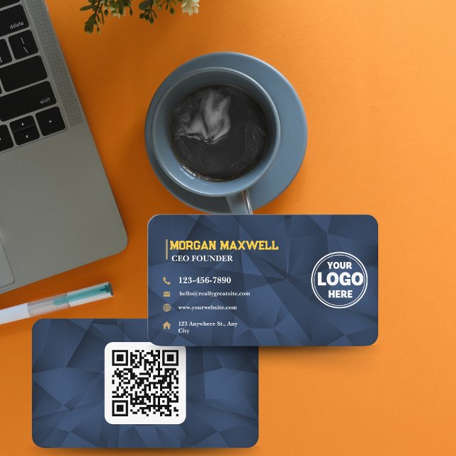 Blue Gold Diamonds Luxury CEO & Founder  Business Card (Blue Gold Diamonds Luxury CEO & Founder Business Card)