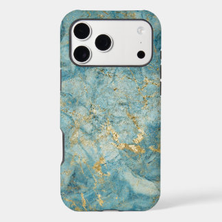 Blue Gold marble