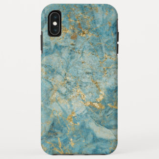 Blue Gold marble Case-Mate iPhone Case