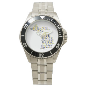 Blue & Gold Michigan Watch