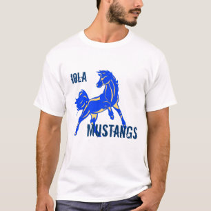 Blue-Gold Mustang Shirt