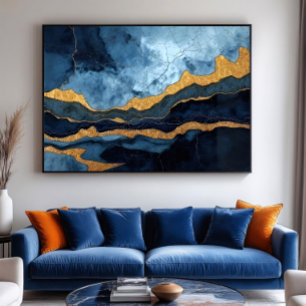Blue Gold Poster