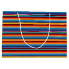 Blue Gold Red Mexican Sarape