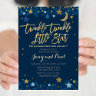 Blue Gold Twinkle Twinkle Little Star Baby Shower