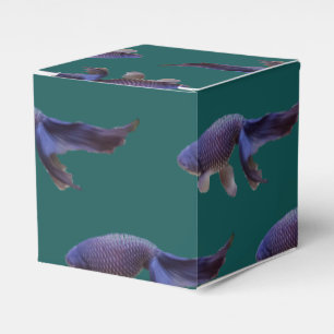 blue goldfish favour box
