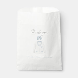 Blue golf baby shower party favour bags