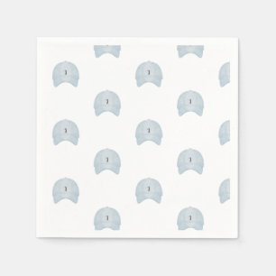 Blue golf cap naptkin napkin