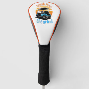 Blue Golf Cart Driver Cover