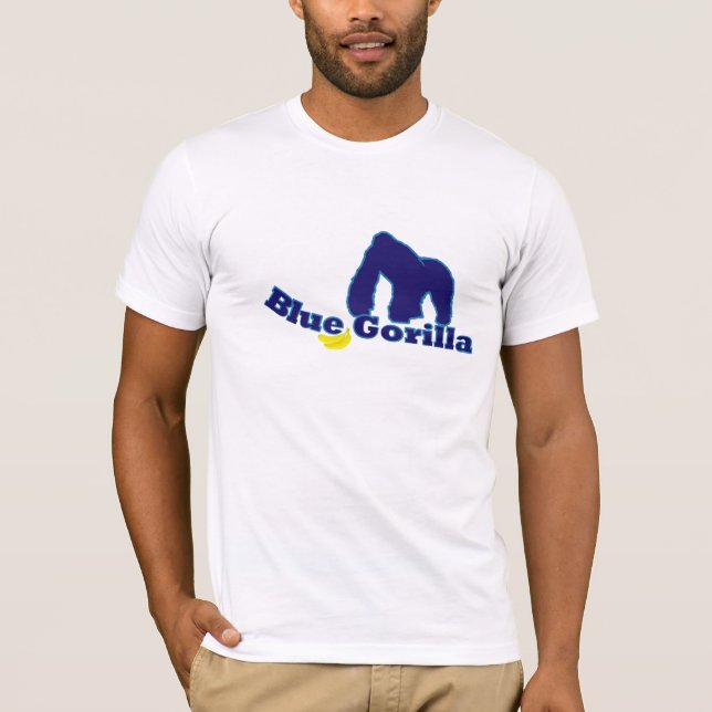 blue gorilla banana T-Shirt (Front)