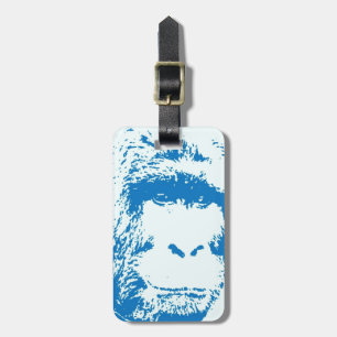 Blue Gorilla Luggage Tags