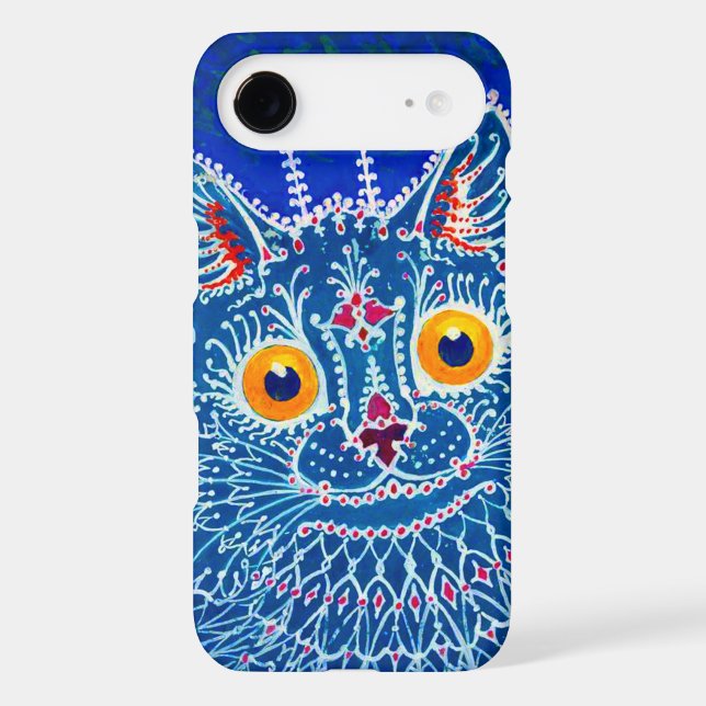 Blue Gothic Cat Case-Mate iPhone Case (Back)