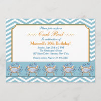 Blue Grab Parade Invitation