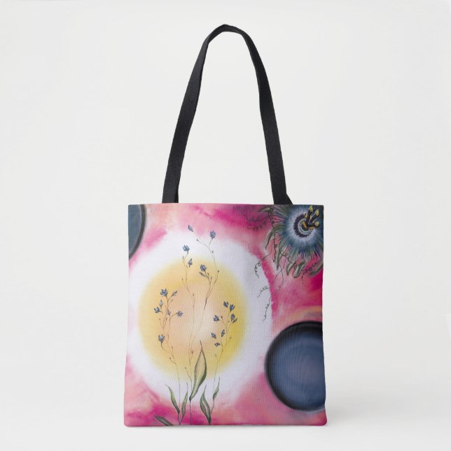Blue Grace of Filigree Tote Bag (Front)