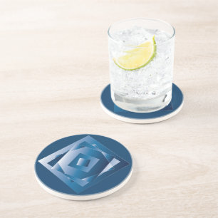 blue gradient 1 coaster