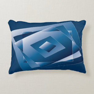 blue gradient 1 decorative cushion