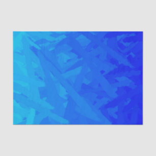 Blue Gradient Abstract Tissue Paper